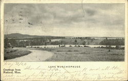 Greeting From Rutland/Mass Muschopauge Postcard