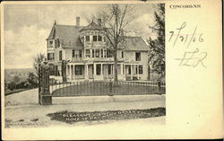 Pleasant View Home Of Rev.Mary Baker Eddy Postcard