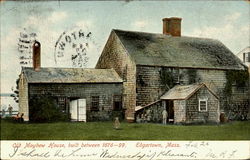 Old Mayhew House Edgartown, MA Postcard Postcard