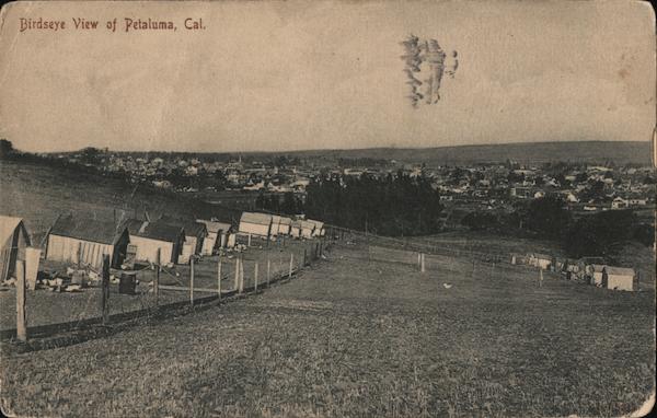 Birdseye View Petaluma California