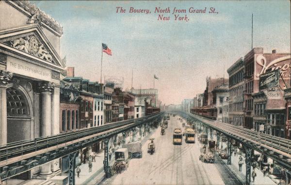 The Bowery, North from Grand Street New York