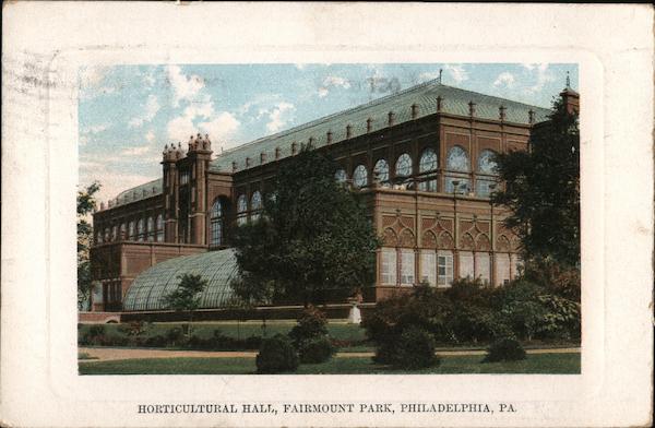Horticultural Hall, Fairmount Park Philadelphia Pennsylvania