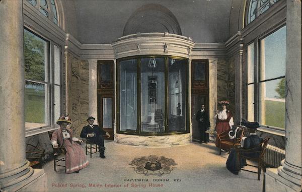 Interior of Spring House Poland Spring Maine