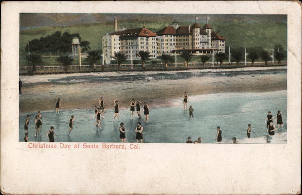 Christmas Day at Santa Barbara California