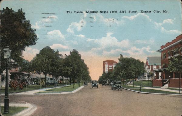 The Paseo, Looking North from 33rd Street Kansas City Missouri