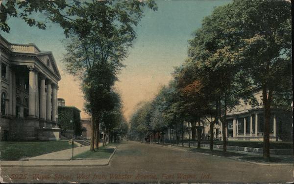 Wayne Street, West from Webster Avenue Fort Wayne Indiana