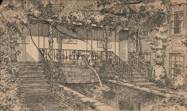 On Beacon Hill Dashwood Court and Capitoline Garden Boston Massachusetts