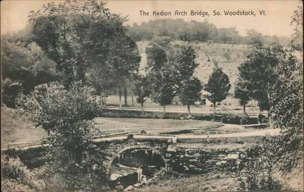 The Kedion Arch Bridge South Woodstock Vermont