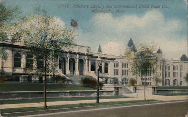 Pillsbury Library and International Stock Food Co. Minneapolis Minnesota