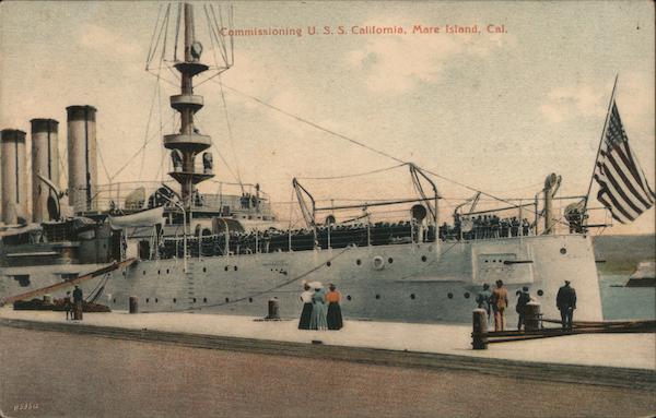 Commissioning U.S.S. California Mare Island