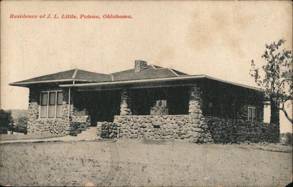 Residence of J. L. Little Poteau Oklahoma