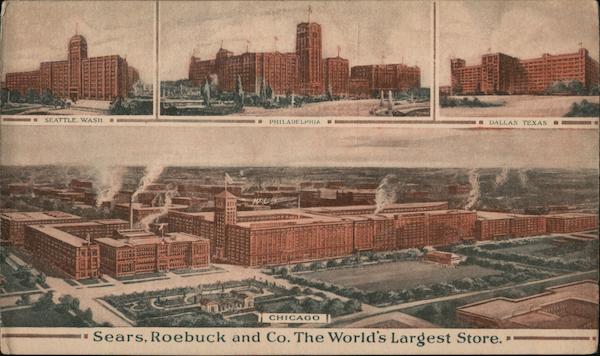 Sears, Roebuck and Co. The World's Largest Store Chicago Illinois