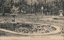 Central Park Marion, KS Postcard Postcard Postcard