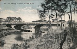 Old Trail Bridge Postcard
