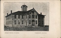 Public School Building Postcard