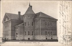 Union High School Burns, KS Postcard Postcard Postcard