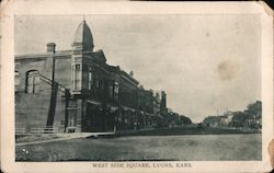 West Side Square Postcard