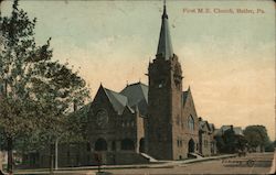 First M.E. Church Butler, PA Zobyose Postcard Postcard Postcard