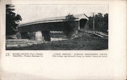 Chain Bridge Across Neshaminy Creek Wrightstown, PA Postcard Postcard Postcard