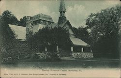 Hawley Memorial Chapel Monterey, PA Postcard Postcard Postcard