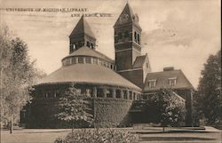 University of Michigan Library Postcard