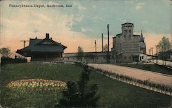 Pennsylvania Depot Anderson, IN Postcard Postcard Postcard