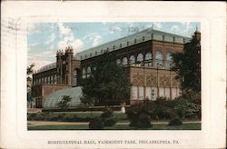 Horticultural Hall, Fairmount Park Philadelphia, PA Postcard Postcard Postcard