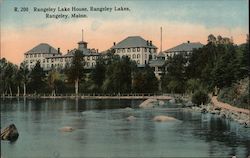 Rangeley Lake House, Rangeley Lakes Maine Postcard Postcard Postcard