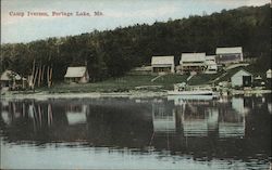 Camp Iverson Portage Lake, ME Postcard Postcard Postcard