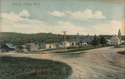 Main Street Portage, ME Postcard Postcard Postcard