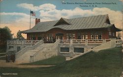 The Electric Railway Station at Point Defiance Park Tacoma, WA Postcard Postcard Postcard