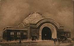 Northern Pacific Railway Passenger Station Postcard