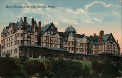 Hotel Tacoma from Bay Postcard