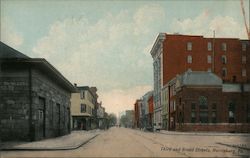 Third and Broad Street Postcard