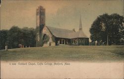 Goddard Chapel, Tufts College Postcard