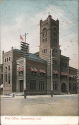 Post Office Building Postcard