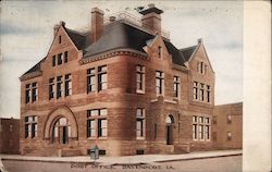 Post Office Davenport, IA Postcard Postcard Postcard