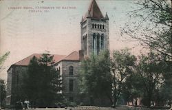 Library Building University of Illinois Postcard