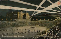 Tacoma Stadium, Night Exercises Washington Postcard Postcard Postcard