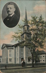 Youth Congregational Church Postcard