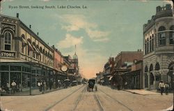 Ryan Street, looking South Lake Charles, LA Postcard Postcard Postcard