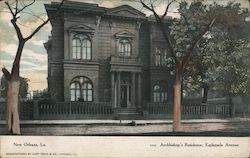 Archbishop's Residence, Esplanade Avenue New Orleans, LA Postcard Postcard Postcard