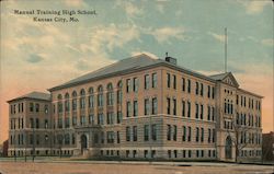 Manual Training High School Postcard