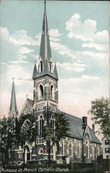 French Catholic Church Rutland, VT Postcard Postcard Postcard