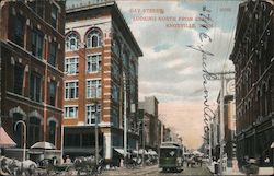 Gay Street Looking North from Union Knoxville, TN Postcard Postcard Postcard