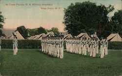 At Dress Parade, US Military Academy Postcard