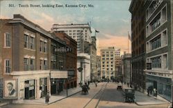 Tenth Street, looking East Postcard