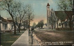 12th Street, North from B Street Postcard