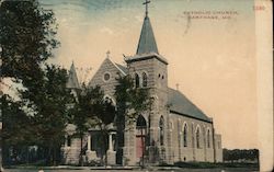 Catholic Church Carthage, MO Postcard Postcard Postcard