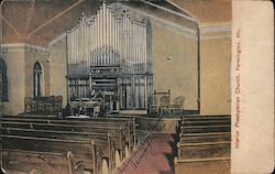 Interior Presbyterian Church Postcard